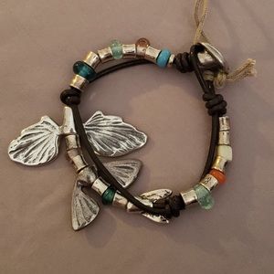 UNO de 50 Silver & Crystal Beads - Pisces Bracelet